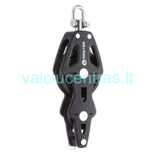 Master viengubas pasukamas blokas su kilpa ir šekeliu 50mm Master viengubas pasukamas blokas su kilpa ir šekeliu 50mm